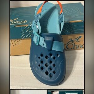 Chaco Navy Sandals with Orange Accent